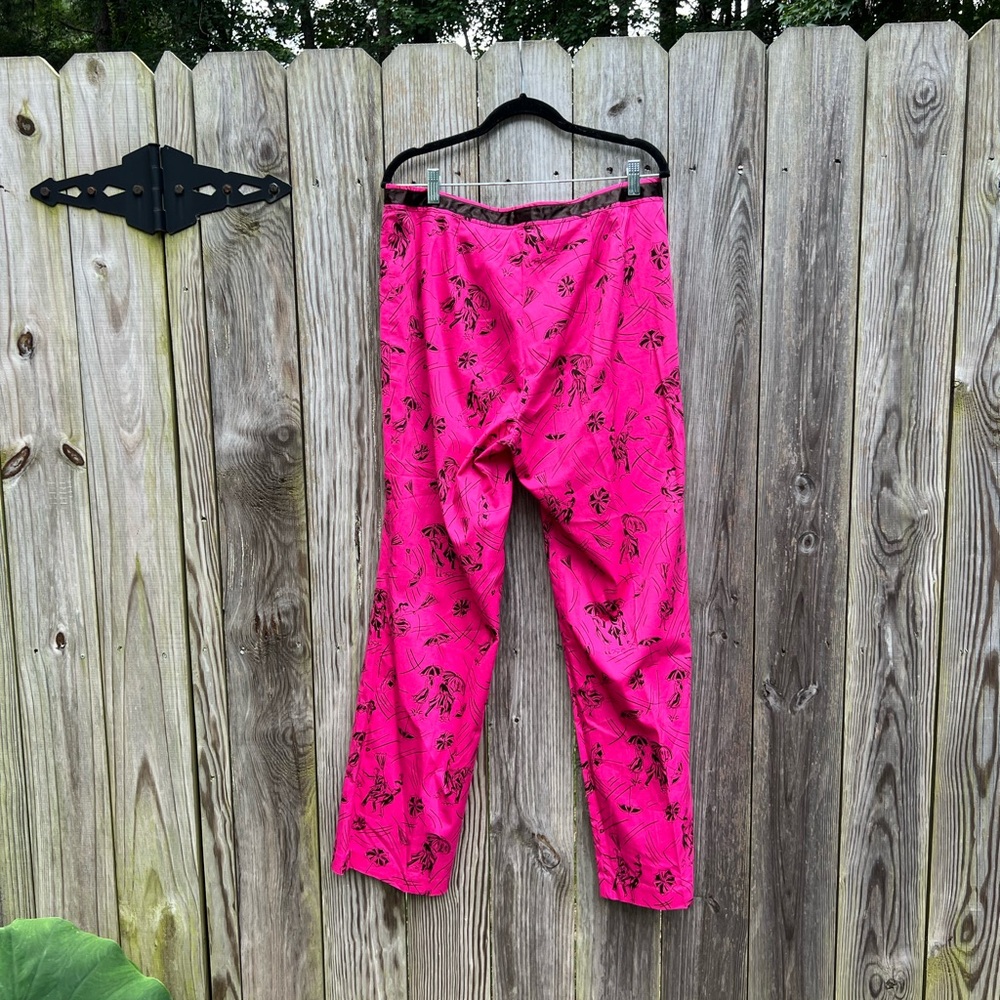 DANDY BY RANDI M Hot Pink and Black Umbrella Pants Women’s 14 - Picture 8 of 9